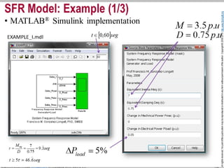 I. Section. 3. System Frequency Response (SFR) 