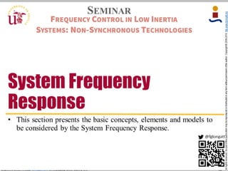 I. Section. 3. System Frequency Response (SFR) 