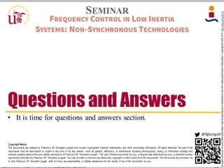 I. Section. 3. System Frequency Response (SFR) 