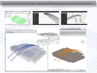 Project: Revit to Etabs Export Plugin- Harmonize with Dynamo to give solution for organic structures
 