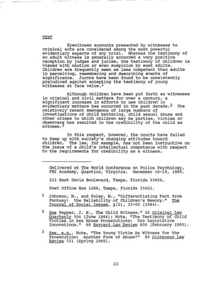 Example 1288 I. Police Psychology: Operational Assistance (1-183) 1988 | PDF