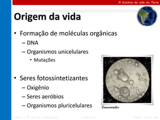 I.1 A história da vida na terra | PDF