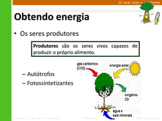 I.1 Os seres vivos e o ambiente | PDF