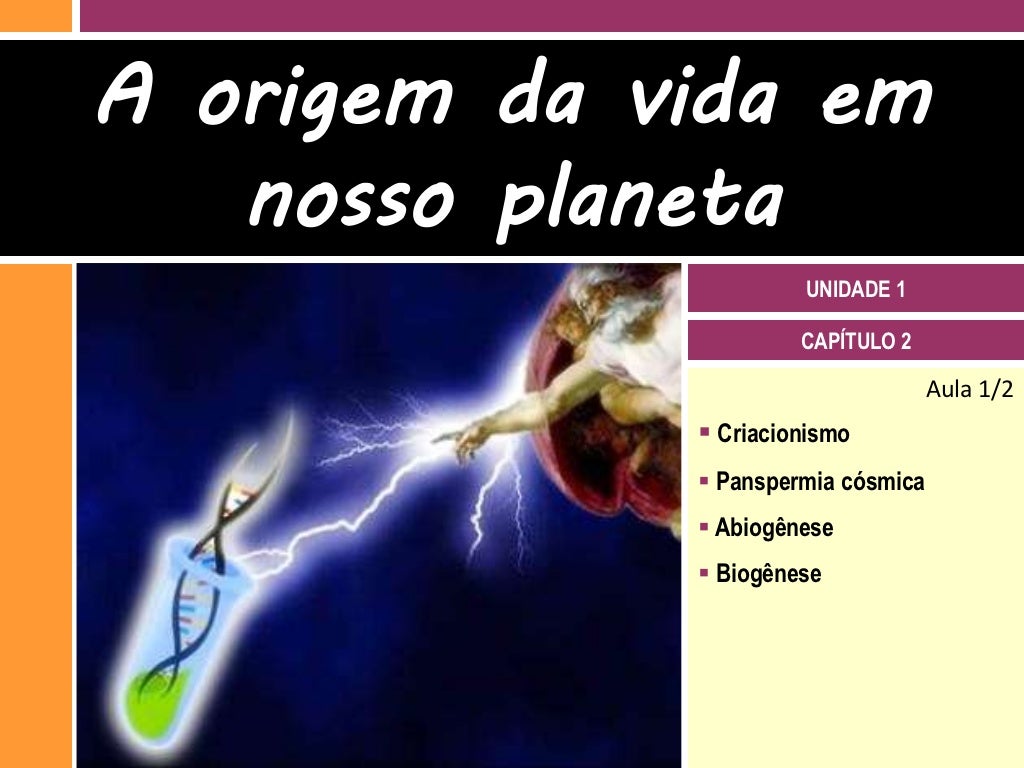 A Origem Da Vida Atribuída A Um Ser Criador é