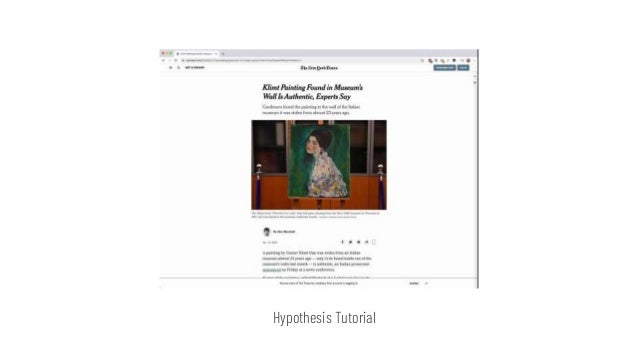 Hypothesis Tutorial
 