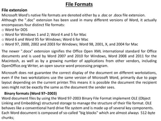 Ms Word | PPT
