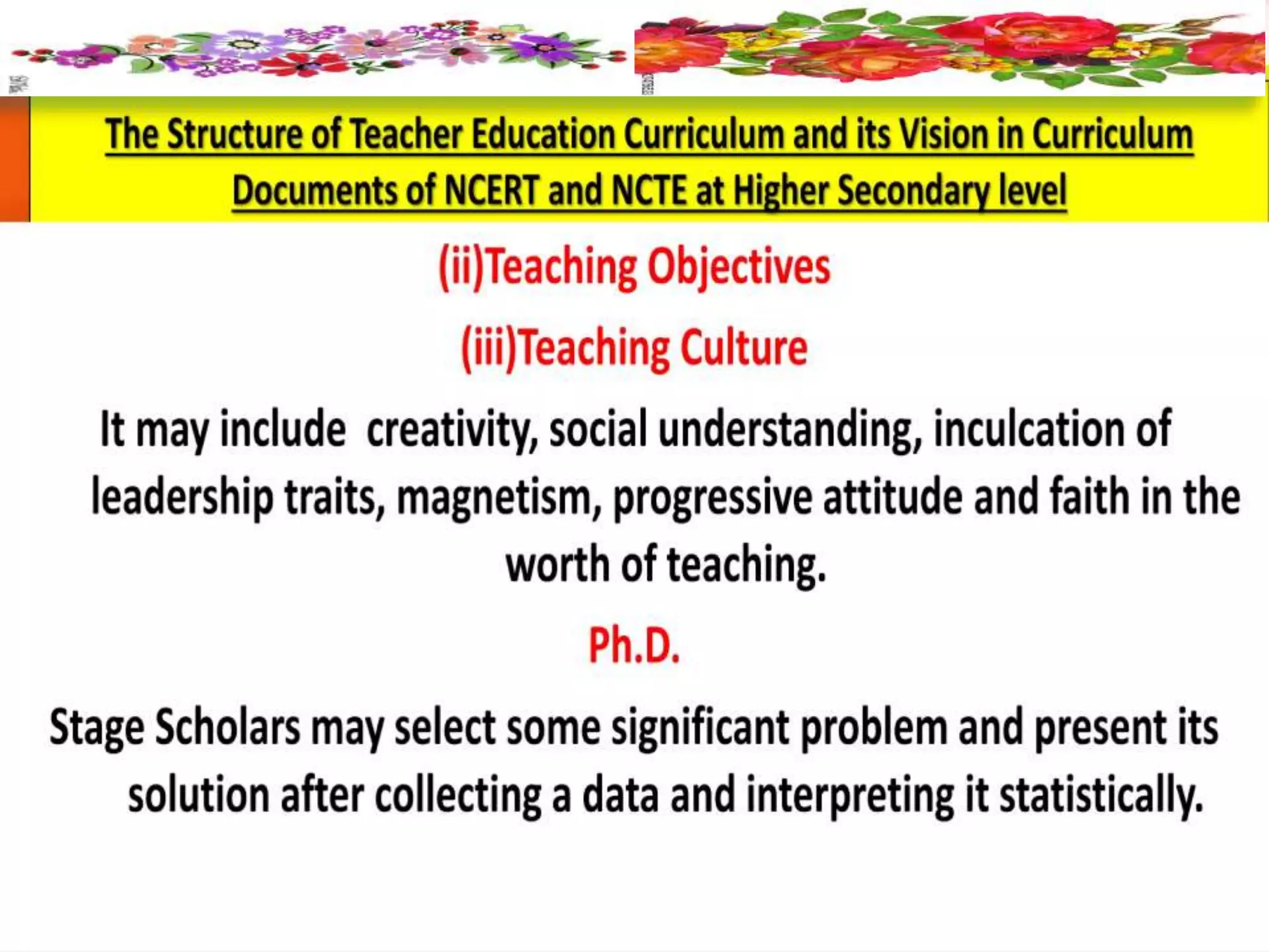 INTRODUCTION  TO  TEACHER  EDUCATION