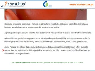 ?
http://www.agronegocios.eu/noticias/agricultura-biologica-area-de-producao-cresce-8-entre-2013-e-2014/
 