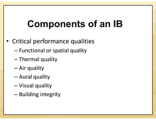 Ib Program Integrity Intelligent building management | PDF