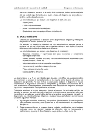 I. la industria textil y su control de calidad | PDF