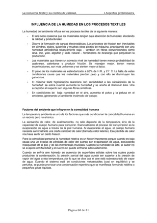 I. la industria textil y su control de calidad | PDF