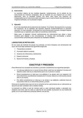 I. la industria textil y su control de calidad | PDF