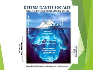 Daly J., 2000, Challenges in public health and health promotion
 