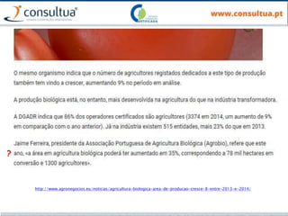 ?
http://www.agronegocios.eu/noticias/agricultura-biologica-area-de-producao-cresce-8-entre-2013-e-2014/
 
