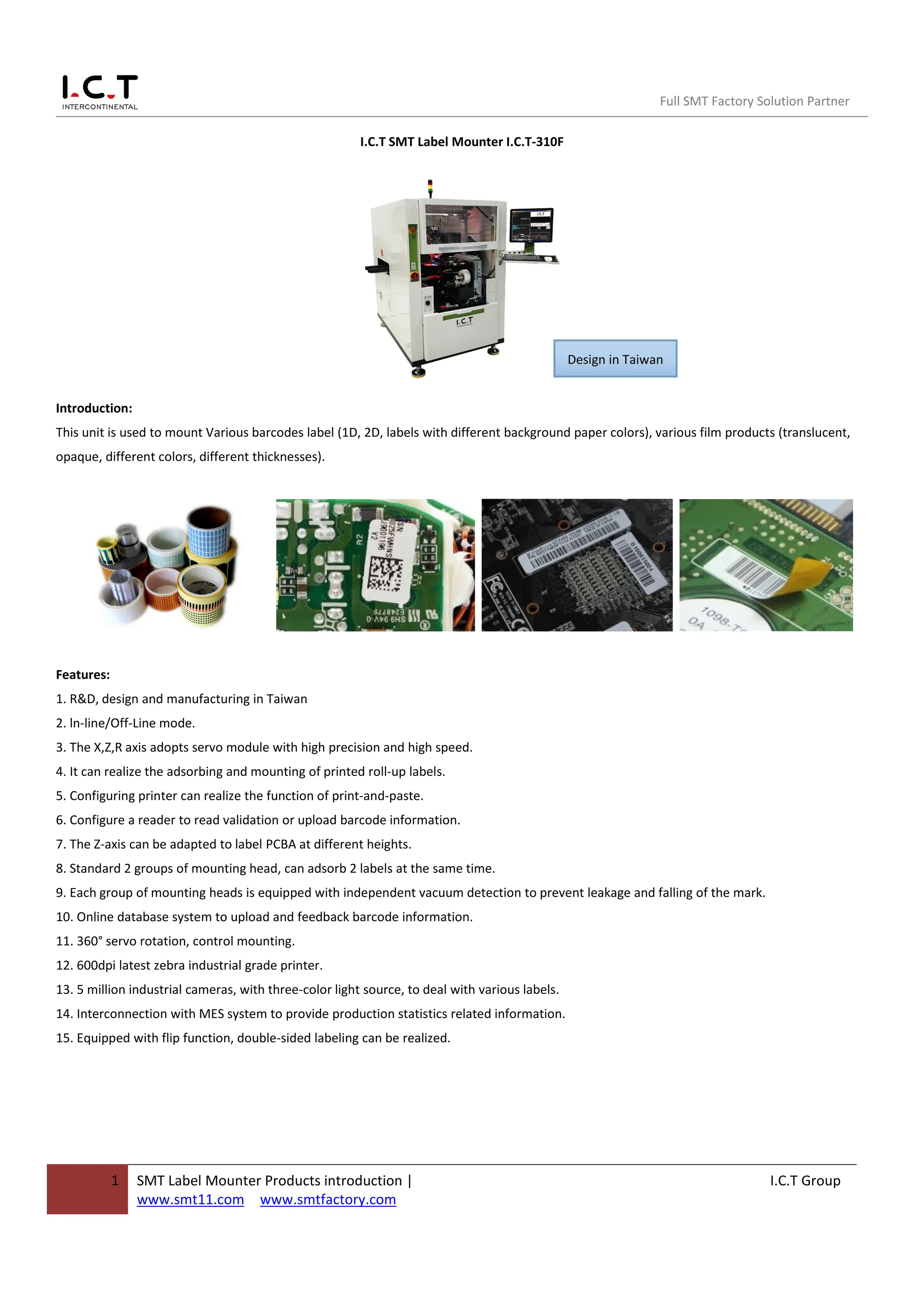 Inct Label I.C.T SMT Label Mounter I.C.T-310F V1.0.pdf