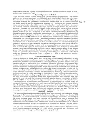 Renewable Energy Solutions: Harnessing Algal Biofuels (www.kiu.ac.ug) | PDF