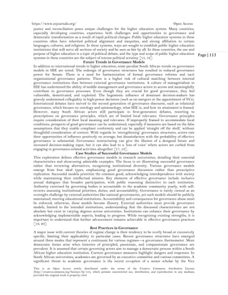 Governance Models in Higher Education Institutions (www.kiu.ac.ug) | PDF