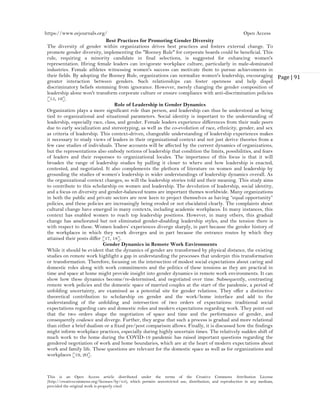 Gender Dynamics in Contemporary Workspaces (www.kiu.ac.ug) | PDF