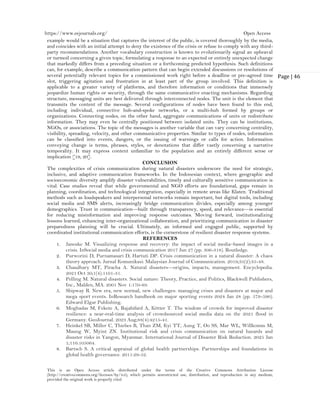 Communication Structure Patterns Crisis Communication: Lessons from Natural Disasters (www.kiu.ac.ug) | PDF