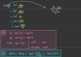 Advanced Trigonometric Functions and Domain Analysis in Mathematics | PDF