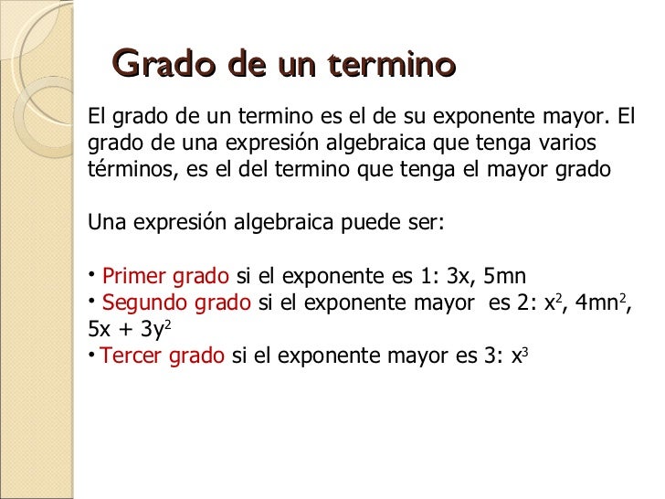 I.4 notacion algebraica