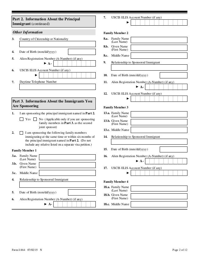 i 864 form i 864