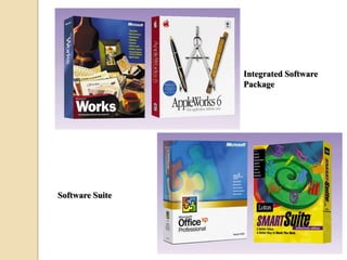 Software Suite
Integrated Software
Package
 