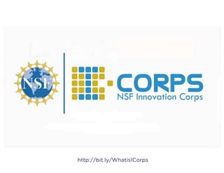 Introduction to the Innovation Corps (NSF I-Corps) Slide 36