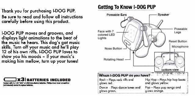 2005 hasbro robot dog