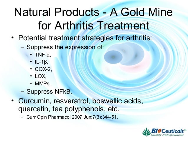 Natural Products As A Gold Mine For Arthritis Treatment Natural Products As A Gold Mine For Arthritis Treatment