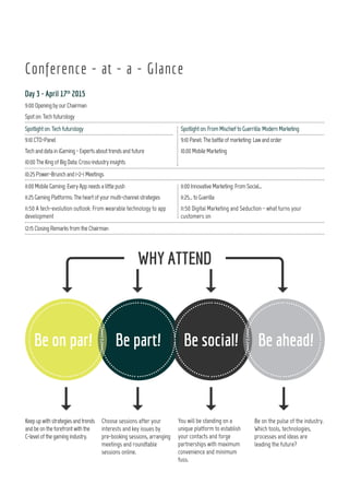 AsBobDylanoncesaid,“Amanisasuccessifhegetsupinthemorningandgoestobedatnightandinbetweendoeswhathewantstodo”.Asasport-obsessed,
technologyloving,entrepreneurialbusinessman,TyroneDobbinisatestamenttoDylan`sphilosophy.Tyroneisapioneeringmemberoftheonlinesportsbetting
industryinSouthAfrica.LaunchingSouthAfrica`sfirstonlinesportsbook,heispassionateaboutdevelopingthecredibilityofonlinesportsbettinginAfrica.Tyrone
currentlyservesasChairmanoftheWesternCapeBookmakersAssociation.HeisakeyroleplayerinbringingSouthAfricauptostandardwiththelatesttrendsin
legalandregulatedonlinegamingandisafrequentcontributor,asaCaptainofIndustry,intheSouthAfricanhousesofParliament.
TYRONE DOBBIN
Managing Director, Sportingbet South Africa
Joseph is a certified public accountant and a fellow member of the Malta Institute of Accountants of Malta. Prior to joining the LGA, Mr Cuschieri was Chief
Commercial Officer at Vodafone, and a senior consultant with Ernst & Young. He has vast experience in economic regulation particularly in the electronic
communications sector where he spent five years as Chief Operating Officer at the Malta Communications Authority. In his role at the LGA, Mr Cuschieri
is focusing amongst other things on reforming the Authority to make it more efficient and agile, strengthening the relationships with all stakeholders,
strategically grow the on-line gaming sector and promote Malta as a globally respected gaming jurisdiction.
JOSEPH CUSCHIERI
Executive Chairman, MGA
7
my input in one word
Regulatory
Entrepreneurship
inspiration
Give more than you take
my first game
Monopoly
my input in one word
Practical
inspiration
Positive People
my first game
Marbles
Advocate,NotaryandCertifiedComputerScientistTalItzhakRonisoneofthemostinfluentiallawyersintheGamingandHiTechindustries.HeestablishedTal
Ron,Drihem&Co.LawFirmin2003,focusingonGaming,Hi-tech,Forex,BinaryOptionsandFinancialTechnologiesindustries,advisingtop-tierinternationalclients
inthesefields.Overtheyears,TalgainedextensiveknowledgeinFinancialandGamingregulation,DigitalCurrencies,InternationalTaxation,Offshoreincorporation
andPaymentsservices.Todayhisteamof18highlyseasonedattorneysandpartneringprofessionalsoperatingfromTelAviv,HongKong,Limassol,London,British
Anguilla,CuracaoandDubaioffersaninternationalone-stopshopforincorporation,banking,regulation,complianceandongoinglegalservices.Tal,amember
ofInternationalMastersofGamingLaw(IMGL)andSocietyofTrustandEstateProfessionals(STEP),provideslegalconsultationandrepresentationtoworldwide
companiesandassistsnumerousstart-upstobecomesignificantplayersinthegamingindustry.
TAL ITZHAK RON
Chairman, Tal Ron Drihem & Co. Law Firm
my input in one word
Practicality
inspiration
80ies music
my first game
Ninja Saboteur
by Durell
A recent immigrant to Israel from the United States, Kovi Skier is a skilled offshore specialist and gaming researcher. Kovi´s areas of expertise
extend from Corporate and International Finance Law to gaming and regional & historical politics. Research topics have included advanced research
into evidential and corporate law models in various geographic regions. As Offshore Specialist at Tal Ron, Drihem & Co. Law Firm, Kovi is intimately
acquainted with the business structures and operations of major providers in the field and has assisted such companies throughout their incorporation
processes. Kovi is also an avid gamer, specializing in real time strategy games. He has addressed student groups at various colleges across Israel,
and his contributions can also be seen in articles in several major financial and gaming publications, as well as in legal journals. Kovi´s background
has also given him a fundamental working knowledge of various regional Islamic groups and authorities, as well as government counter-terrorism
techniques.
KOVI SKIER
Offshore Specialist and Gaming Researcher, Tal Ron Drihem & Co. Law Firm
my input in one word
Educational
inspiration
Zeev Jabotinsky
my first game
Axis & Allies
 