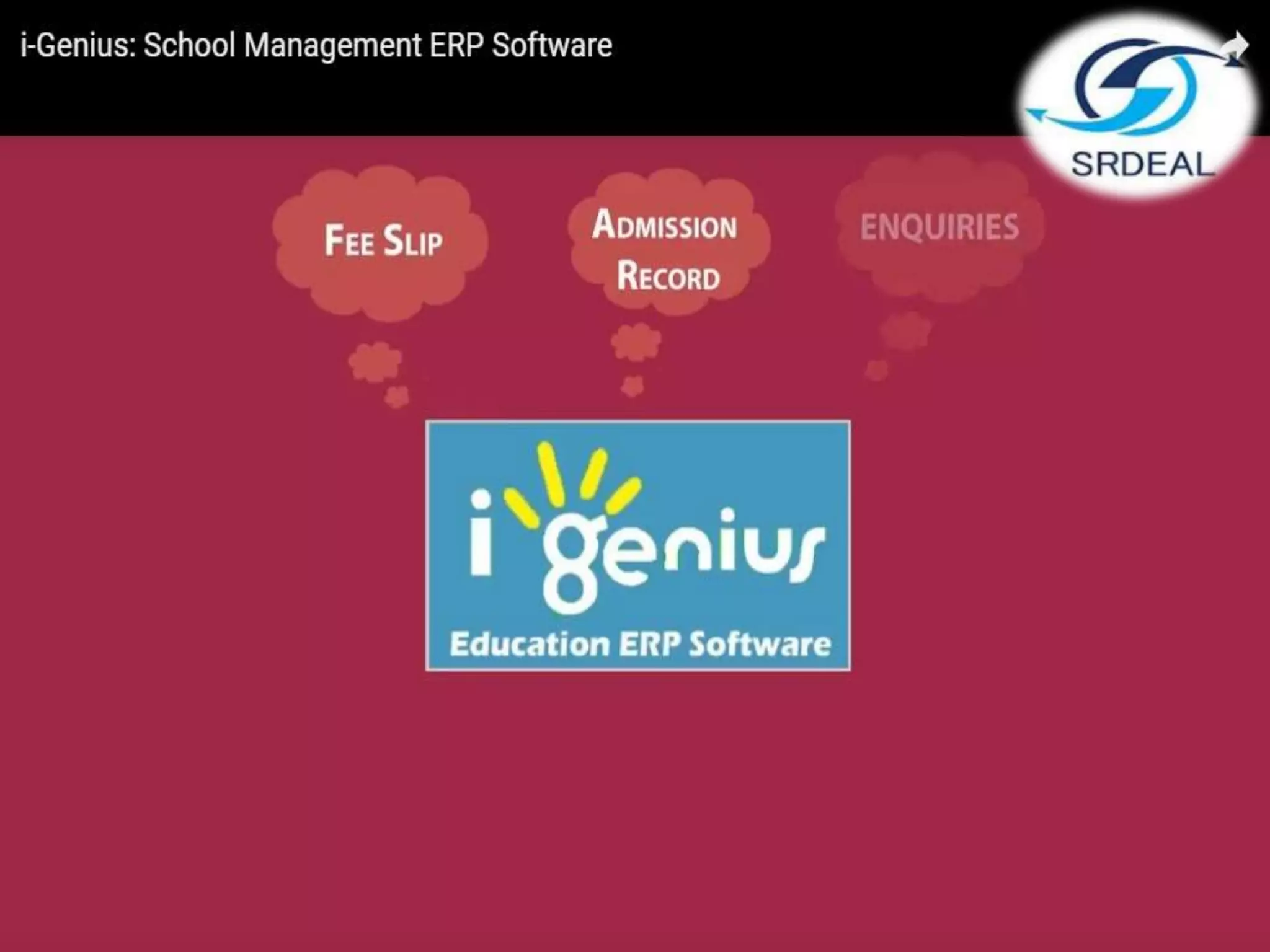 i-Genius: School Management ERP Software | PPTX