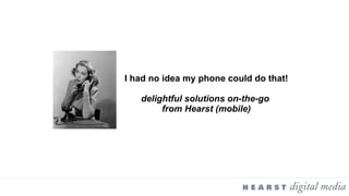 I had no idea my phone could do that! delightful solutions on-the-go  from Hearst (mobile) 