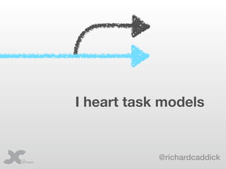 I heart task models


            @richardcaddick
 