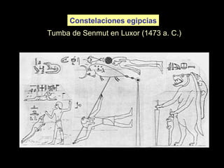 Constelaciones egipcias Tumba de Senmut en Luxor (1473 a. C.) 
