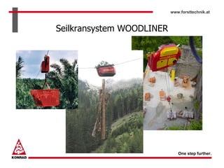 www.forsttechnik.at



Seilkransystem WOODLINER




                              One step further.
 