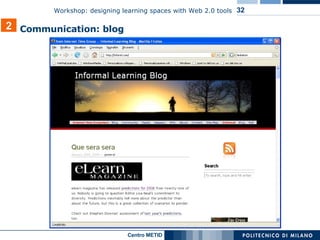 2 Communication: blog  