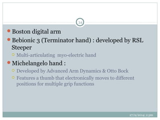I limb hand | PPT