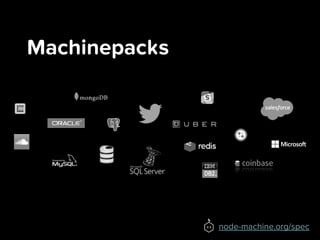 Machinepacks
node-machine.org/spec
 
