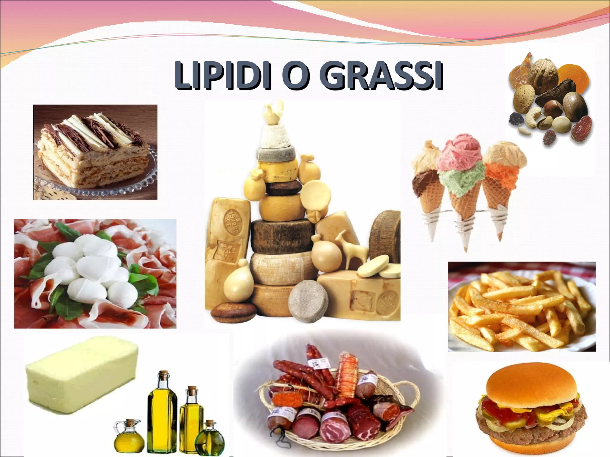 LIPIDI O GRASSI 