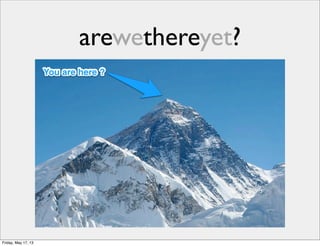 arewethereyet?
Friday, May 17, 13
 