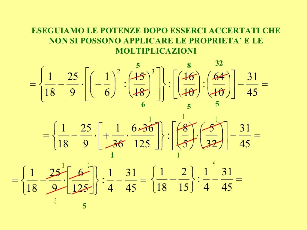 Espressioni Con Numeri Periodici Seconda Media