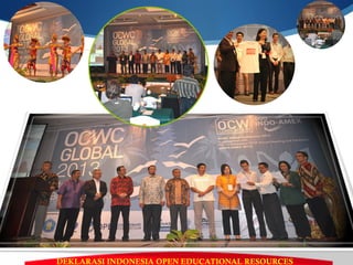 DEKLARASI INDONESIA OPEN EDUCATIONAL RESOURCES
 