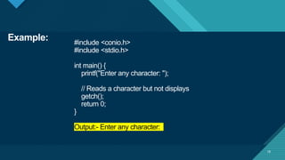 Input Output function in c programing language.pptx