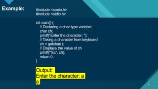 Input Output function in c programing language.pptx