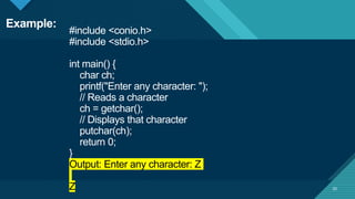 Input Output function in c programing language.pptx