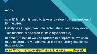 Input Output function in c programing language.pptx