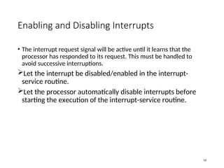 Comprehensive Overview of I/O Device Access and Interrupt Handling in ...