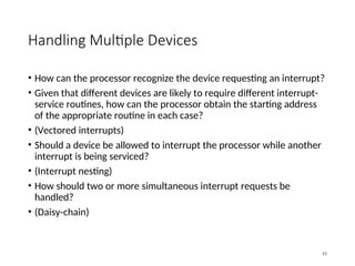 Comprehensive Overview of I/O Device Access and Interrupt Handling in ...