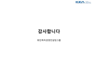 감사합니다
화인특허경영컨설팅그룹
 